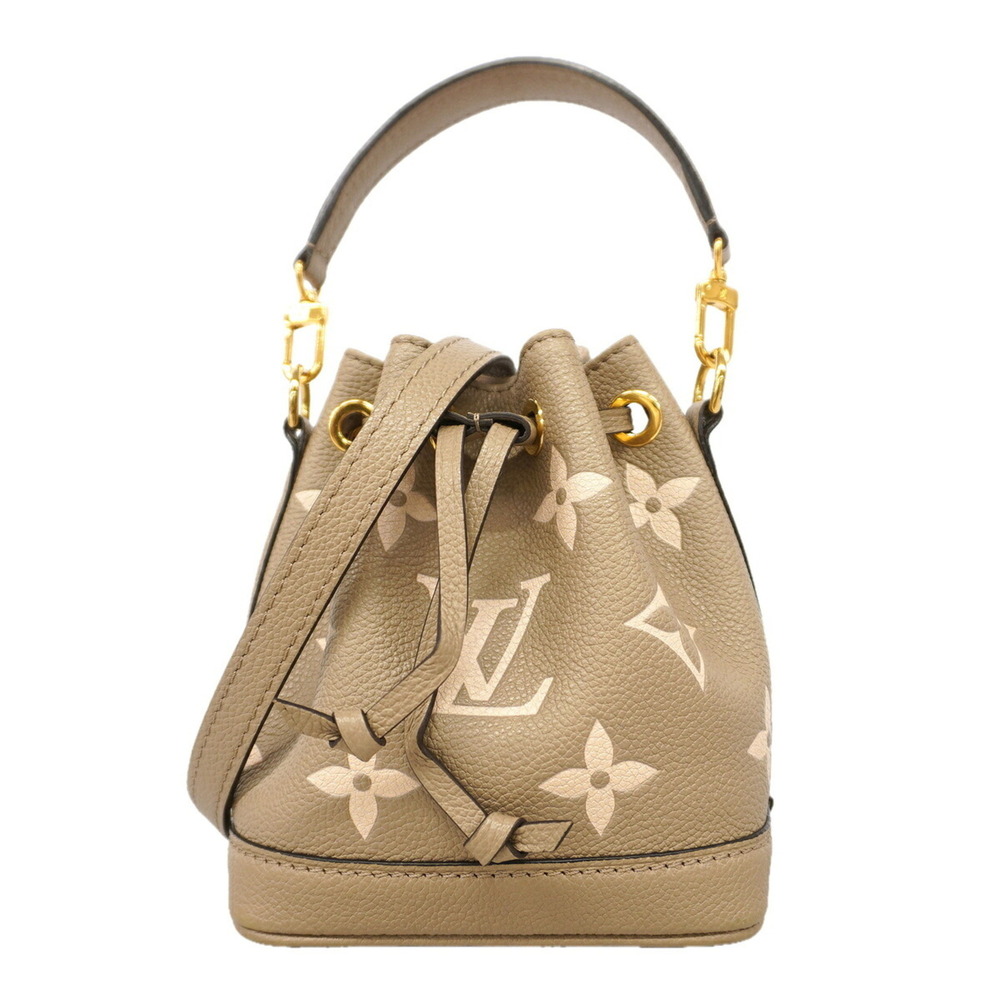 Louis Vuitton Monogram Empreinte Bicolor Nano Noe Handbag M46291 Tourtrell Cr...